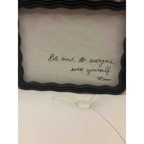 Double-Sided Drew Barrymore Home Decor Sign Canvas Frame Inspirational - Picture 2 of 14